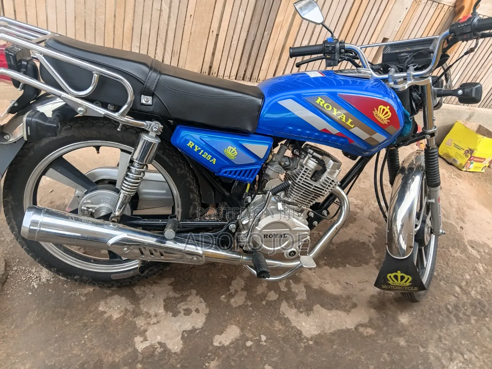 New Royal Motorcycle 2025 Blue