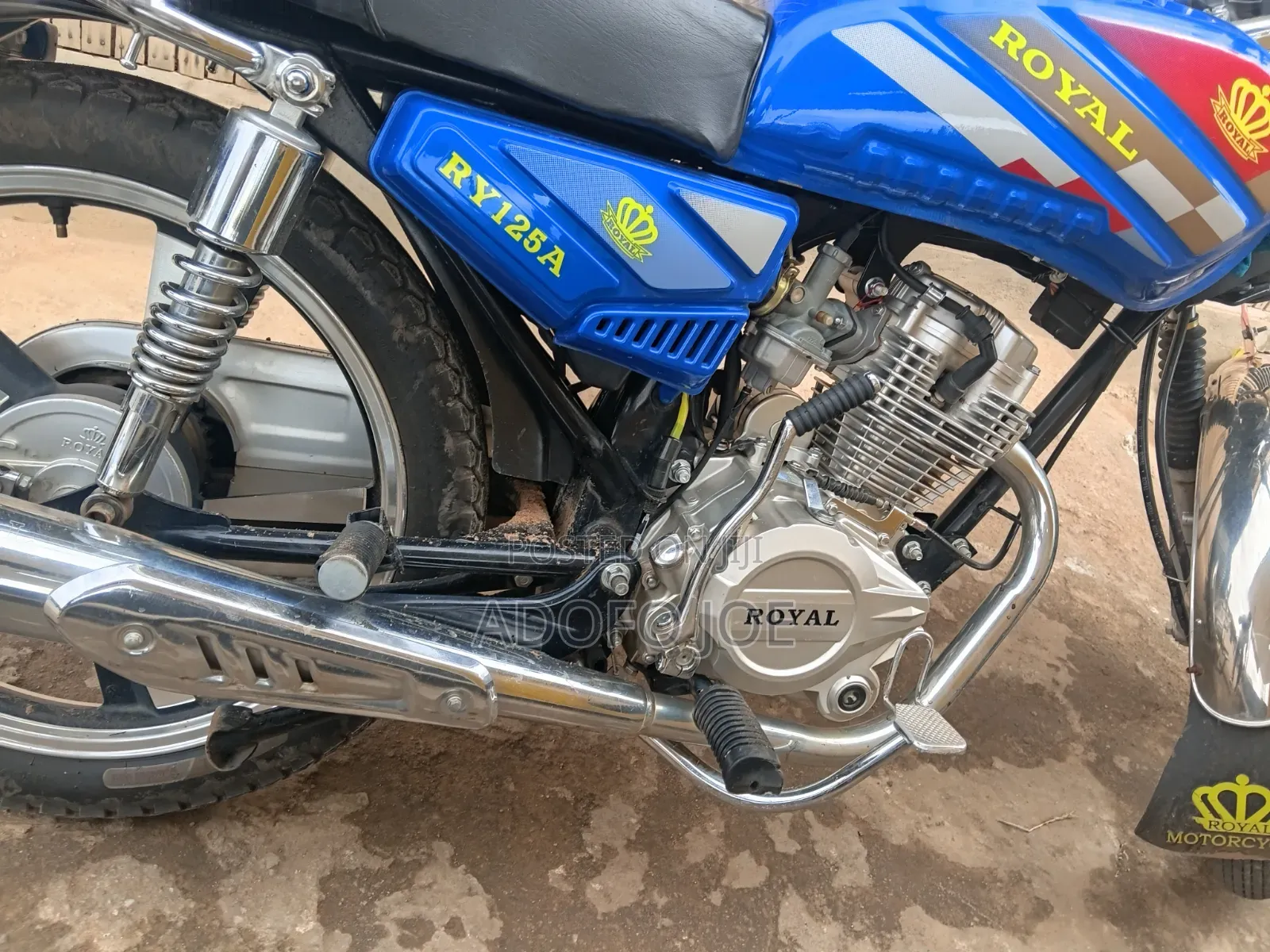 New Royal Motorcycle 2025 Blue