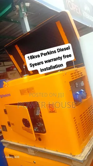 Premium Perkins 18kVA Generator – Strong, Silent Fuel Efficient