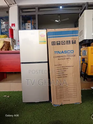 Original Nasco NASD2-18FL 136L Double Door Refrigerator136L