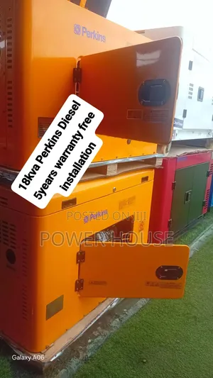 Heavy-Duty 18kVA Perkins Generator – Long-Lasting Performance