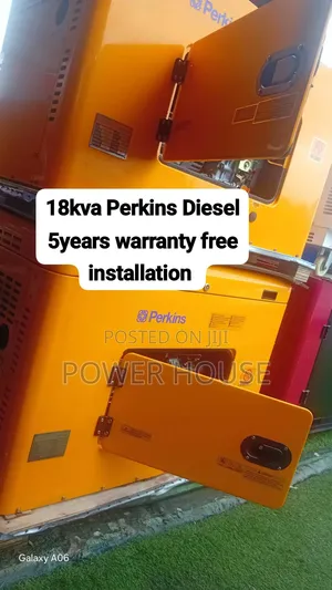 Heavy-Duty 18kVA Perkins Generator – Long-Lasting Performance
