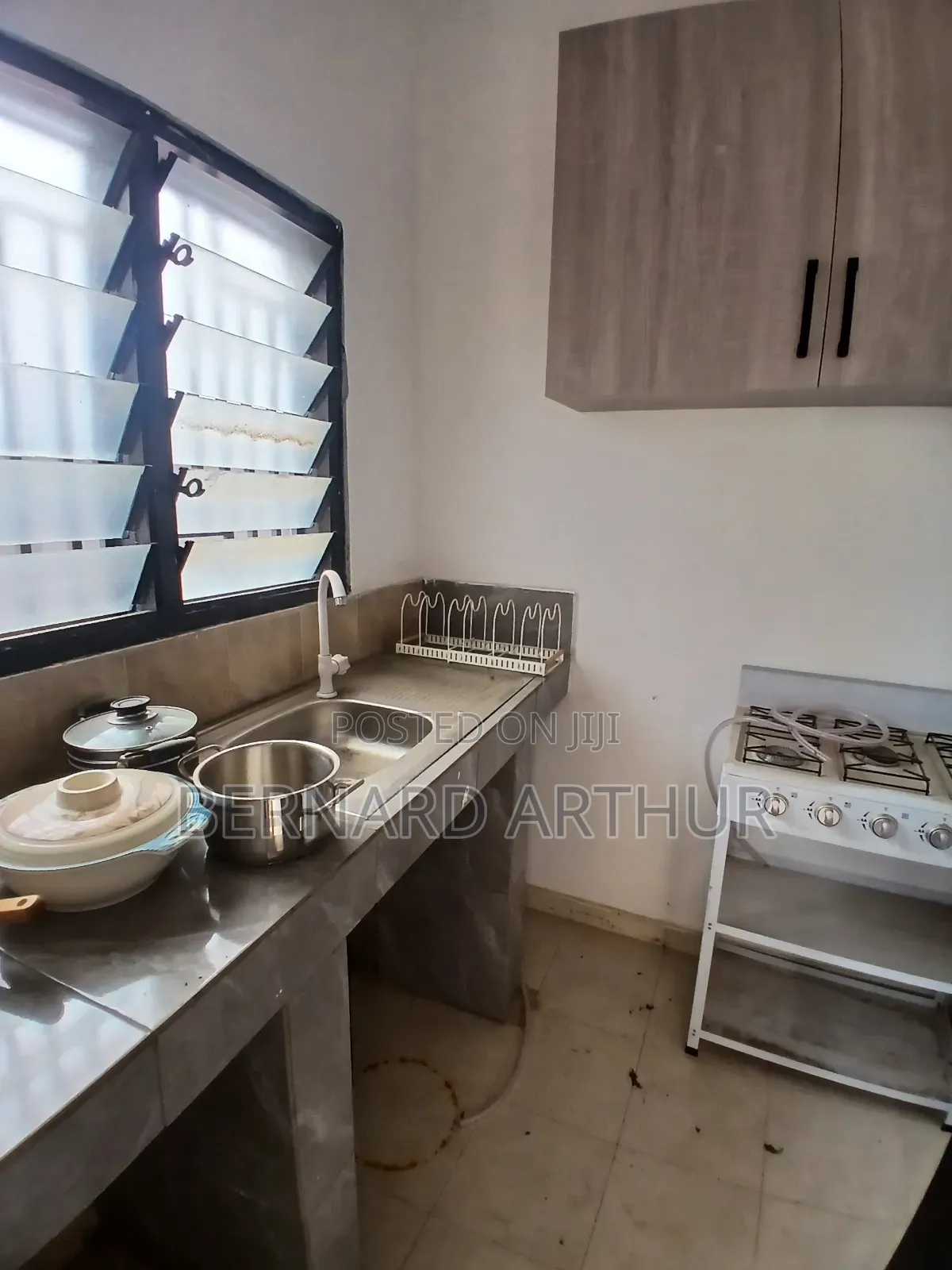 Furnished 1bdrm Room & Parlour in Bernard Agency, Amasaman for rent