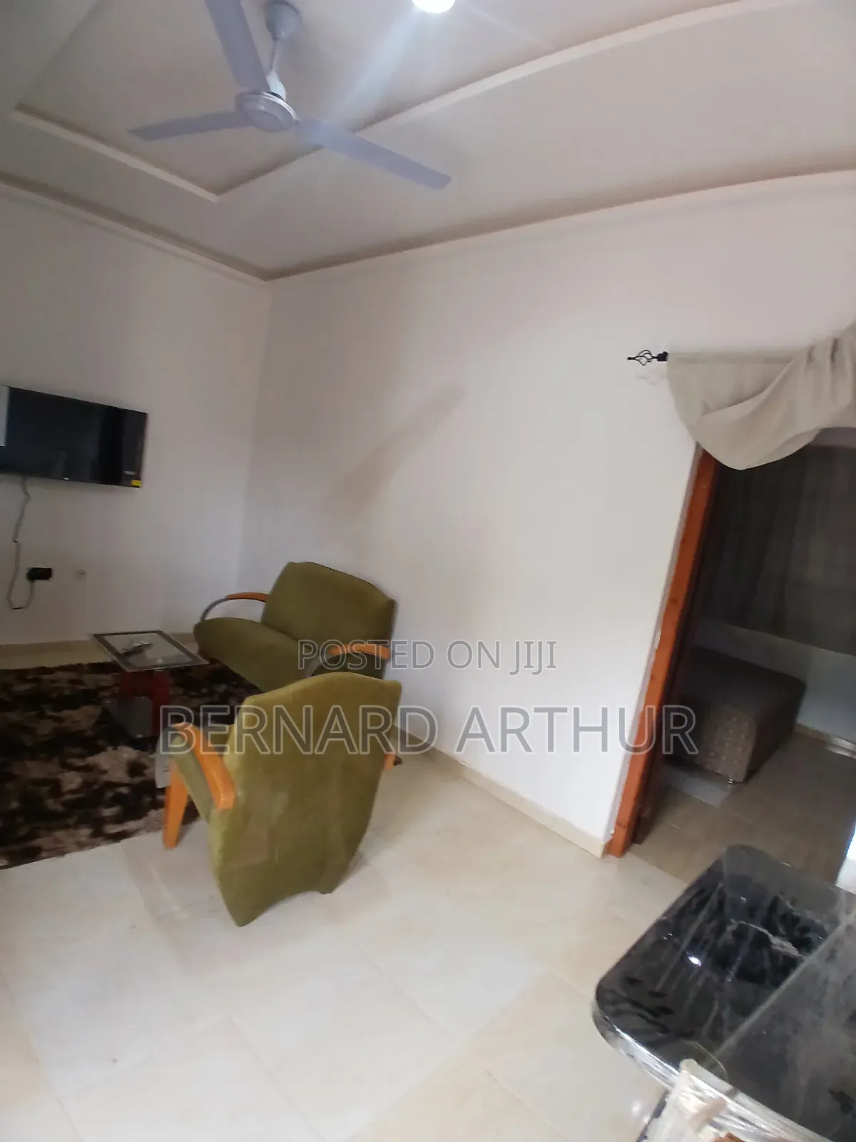 Furnished 1bdrm Room & Parlour in Bernard Agency, Amasaman for rent