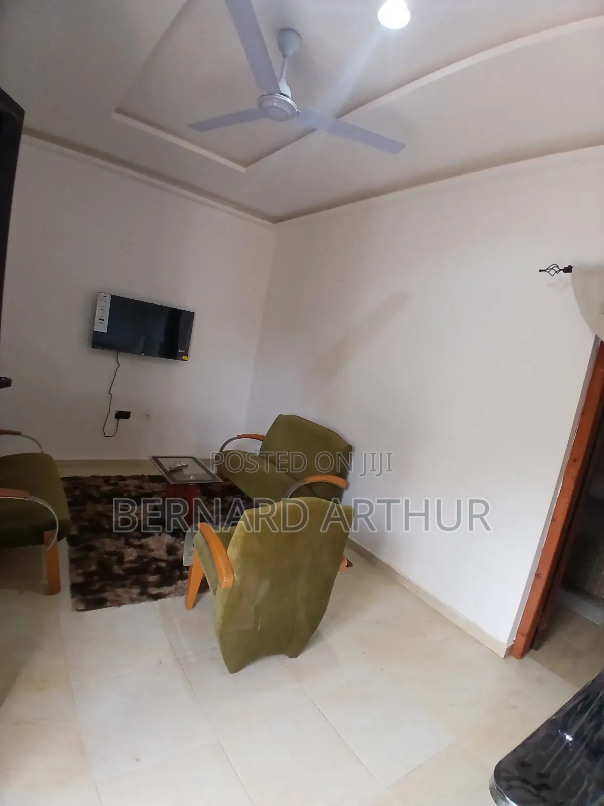 Furnished 1bdrm Room & Parlour in Bernard Agency, Amasaman for rent