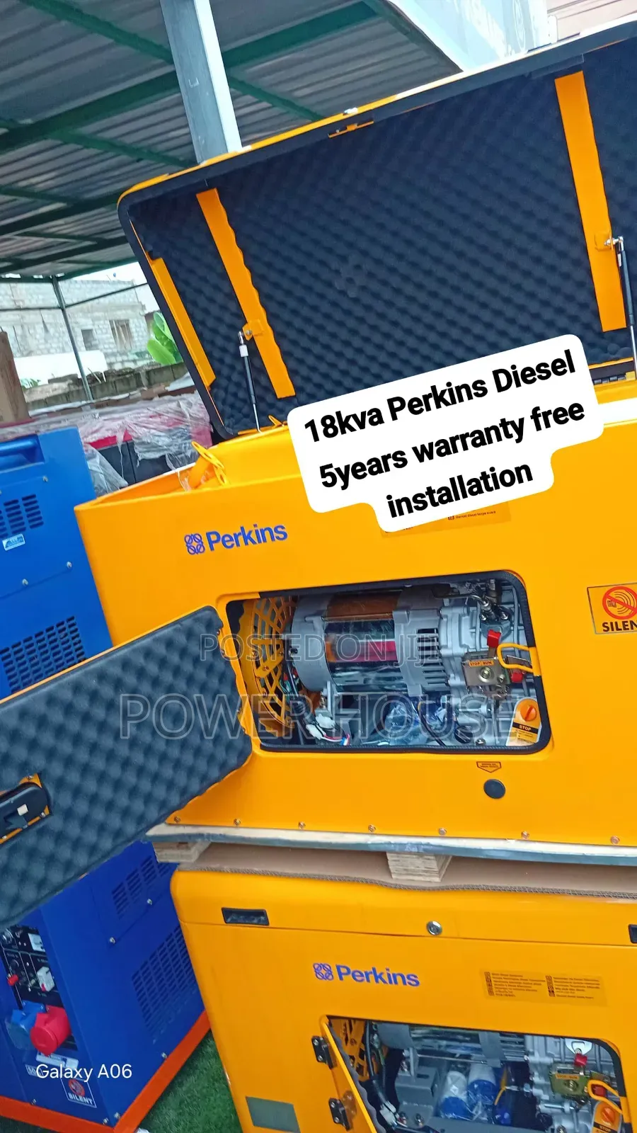 Strong Perkins 18kVA Generator – Perfect for Factories Offices