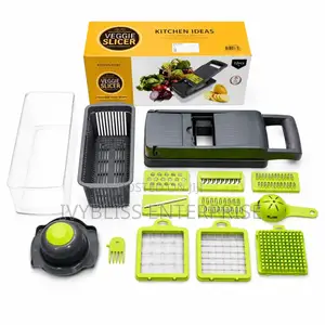 Multi-Purpose Vegetable Cutter for Dicing, Chopping, Shredding, Etc