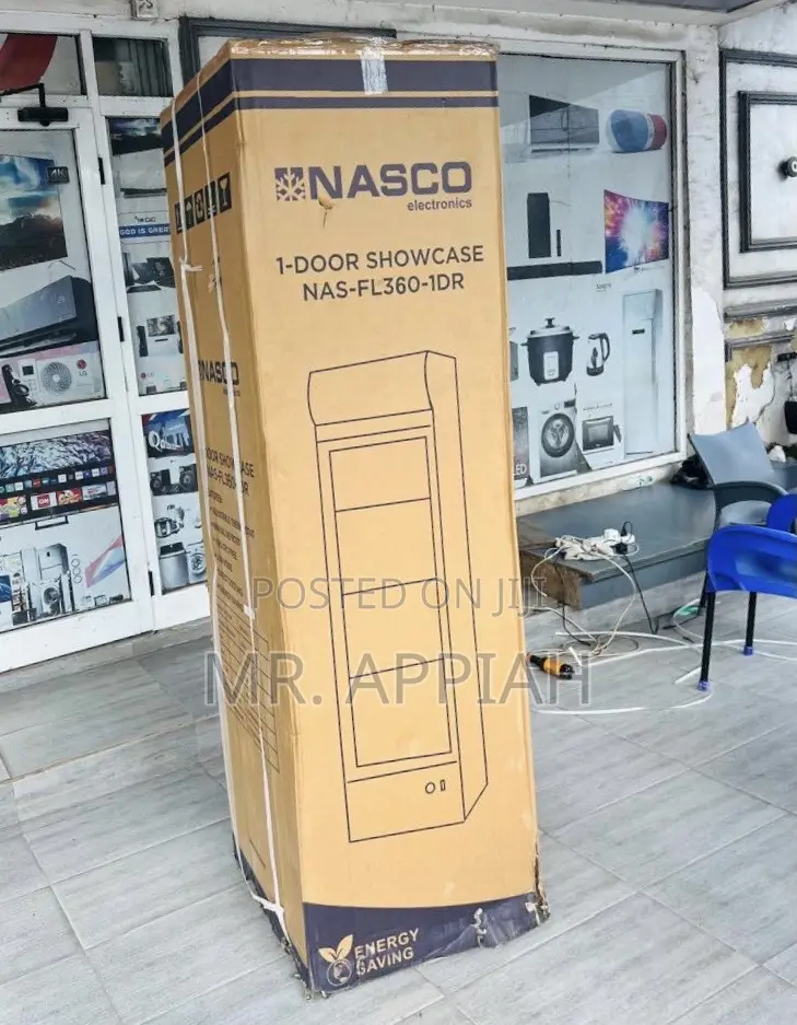 Purchase Durable Nasco 1 Door Display Fridge(NAS-Fl360-1DR)298Liters