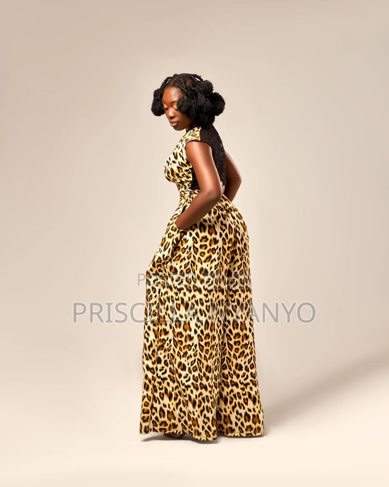 CillAfro’s UNTAMED Leopard Maxi Dress - Afro Classic .