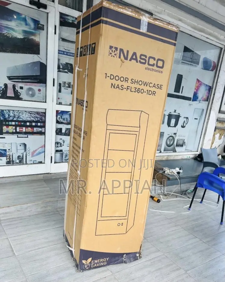 Shop Sleek Nasco 298L Beverage Cooler(NAS-Fl360-1DR)Glass Door