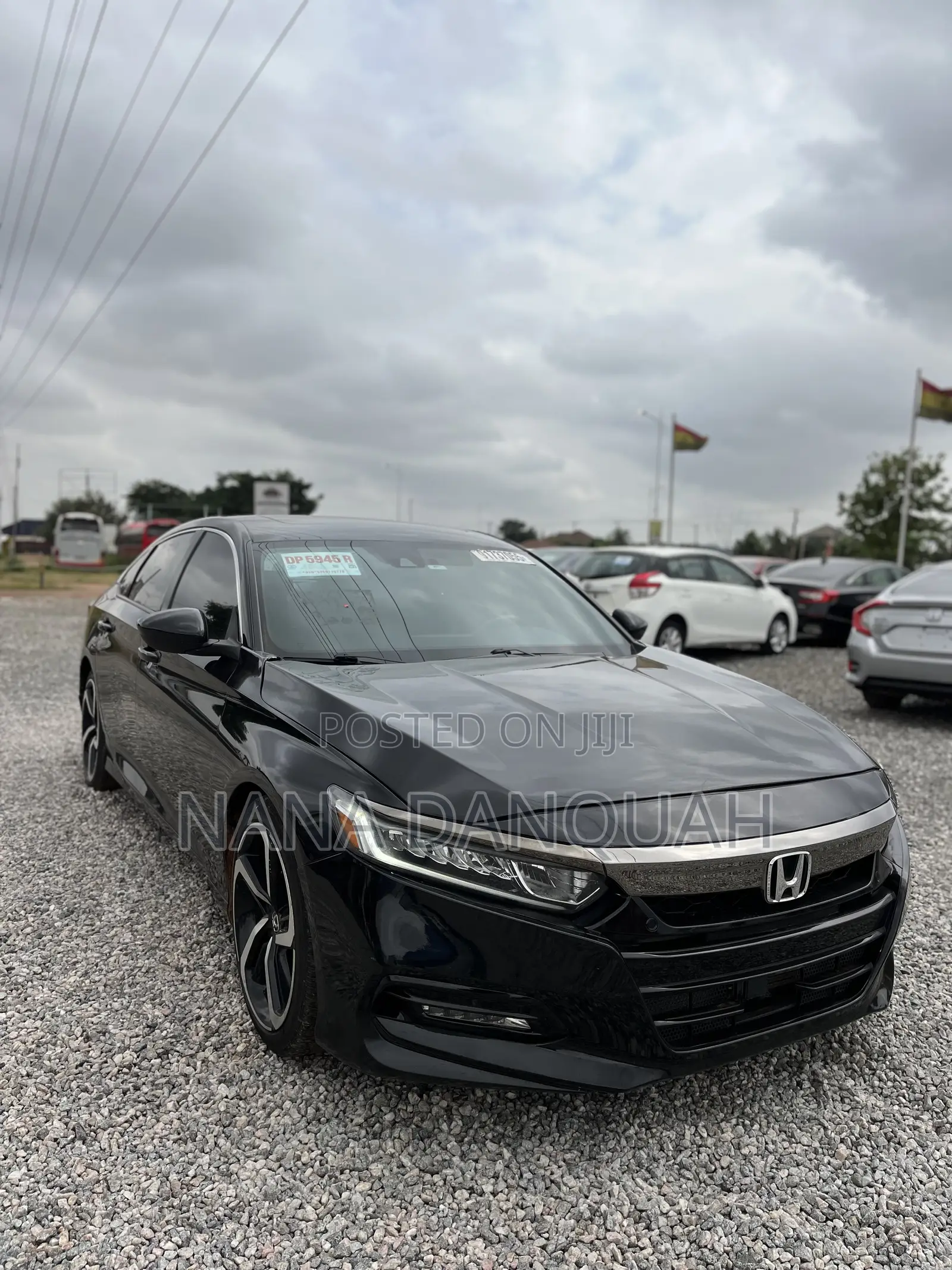 Honda Accord Sport (2.0L 4cyl Turbo 6M) 2019 Black