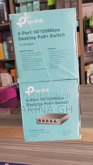 5 Port 10/100mbps Desktop Poe+ Switch / TL-SF1005P