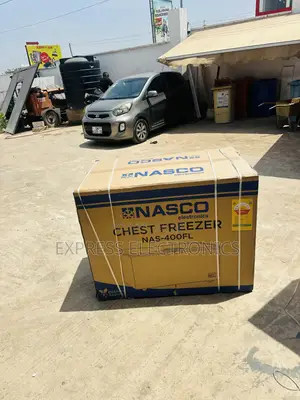 NAS-400fl Chest Freezer Single Door Dark Grey