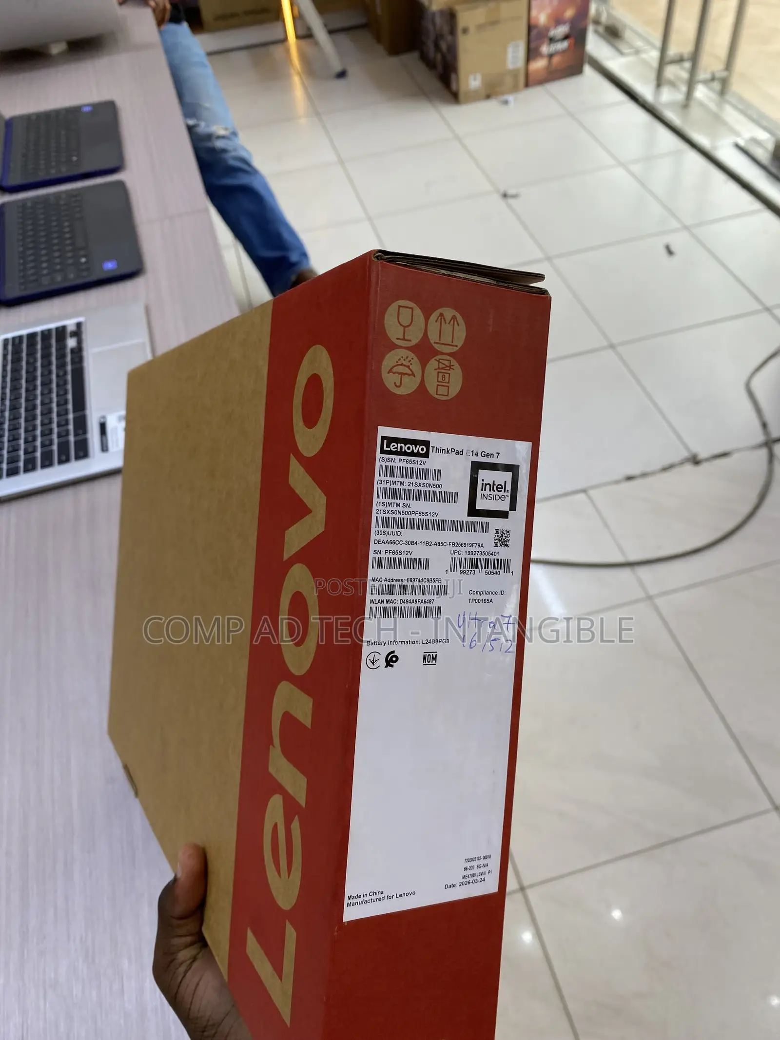 New Laptop Lenovo ThinkPad T14 16GB Intel Core Ultra 7 SSD 512GB