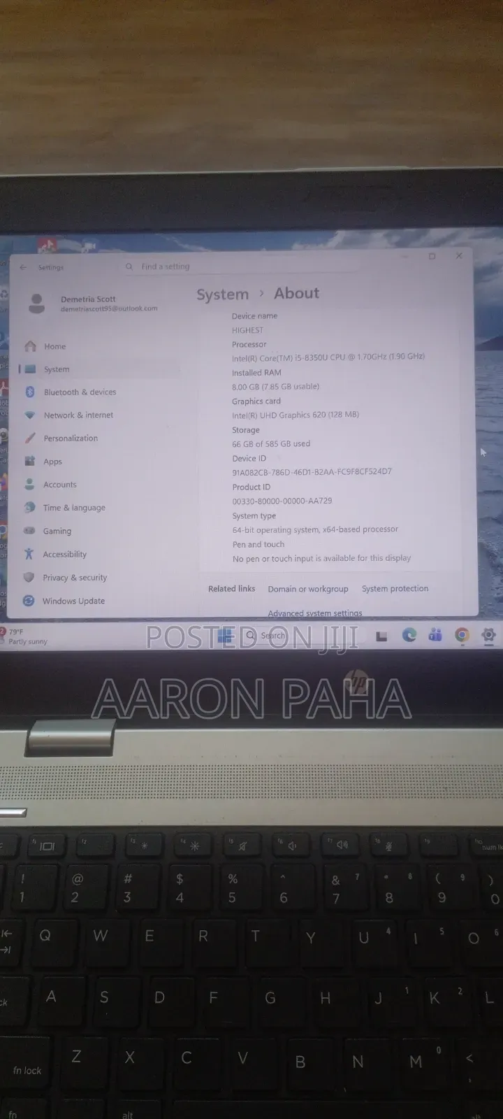 Laptop HP ProBook 640 G4 8GB Intel Core i5 HDD 512GB