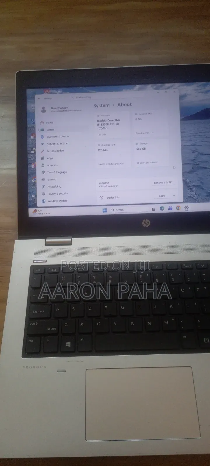 Laptop HP ProBook 640 G4 8GB Intel Core i5 HDD 512GB