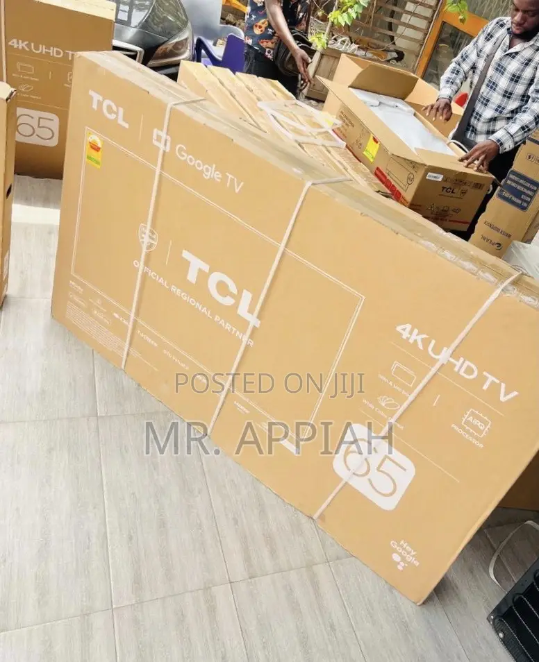 Extremely Affordable TCL 65” Uhd Smart Google TV(Black)