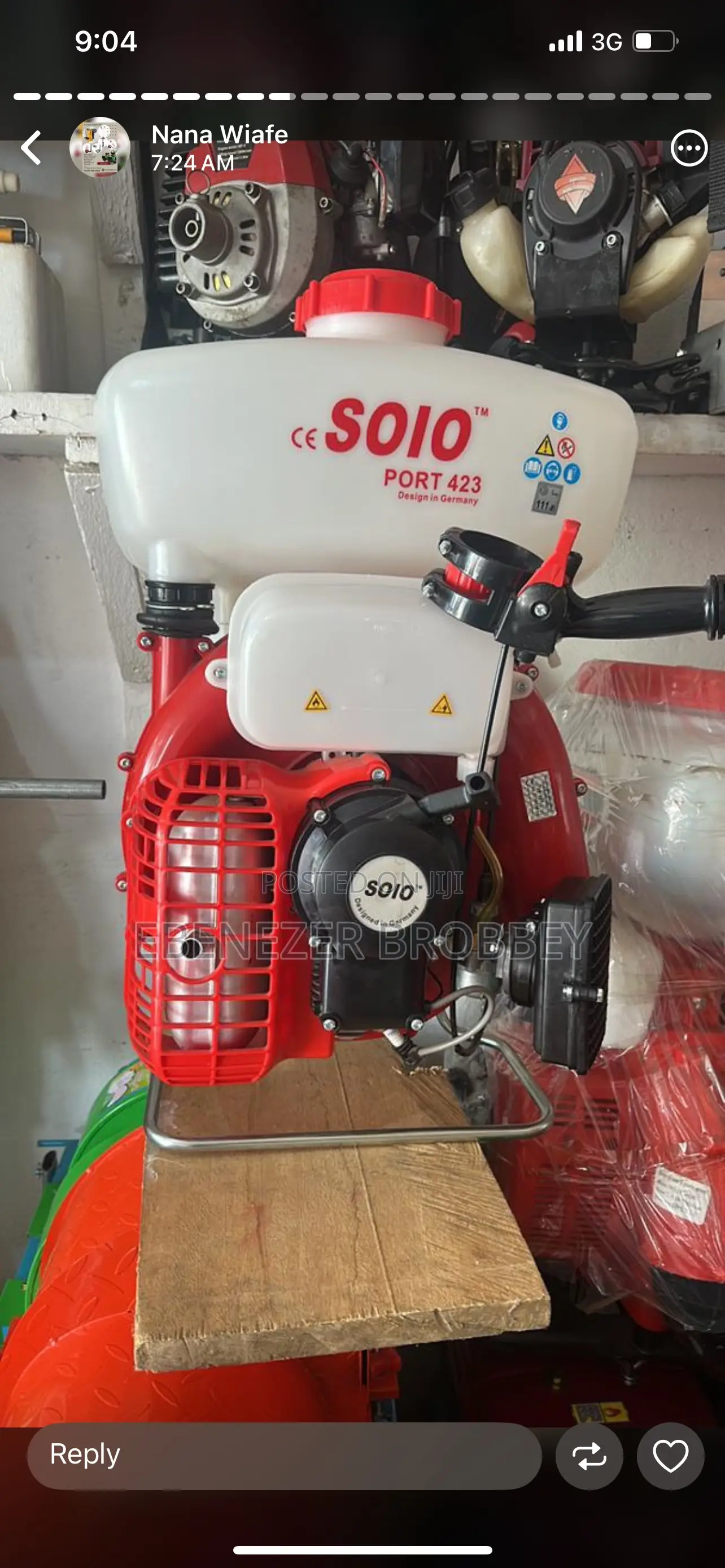 Cocoa Spraying Machine(SOLO)