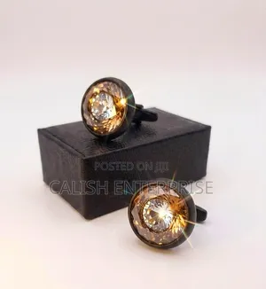 Premium Luxury Crystal Cufflinks – Elevate Your Style