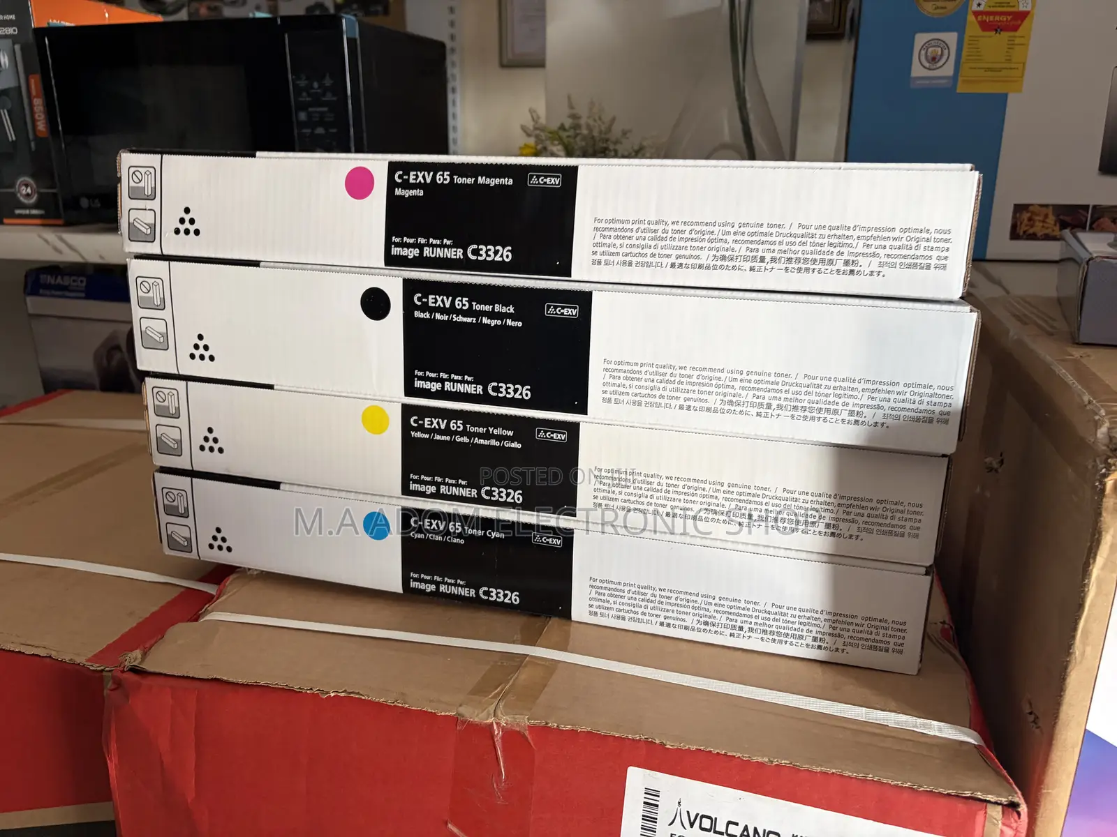 Canon C3326i Toners All Colors Magenta,black,yellow Cyan