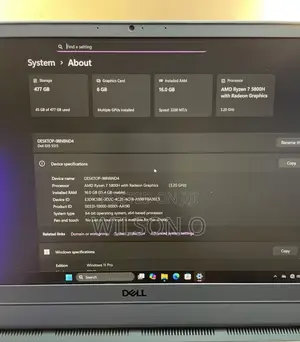 Laptop Dell G15 5515 16GB AMD Ryzen 7 SSD 512GB