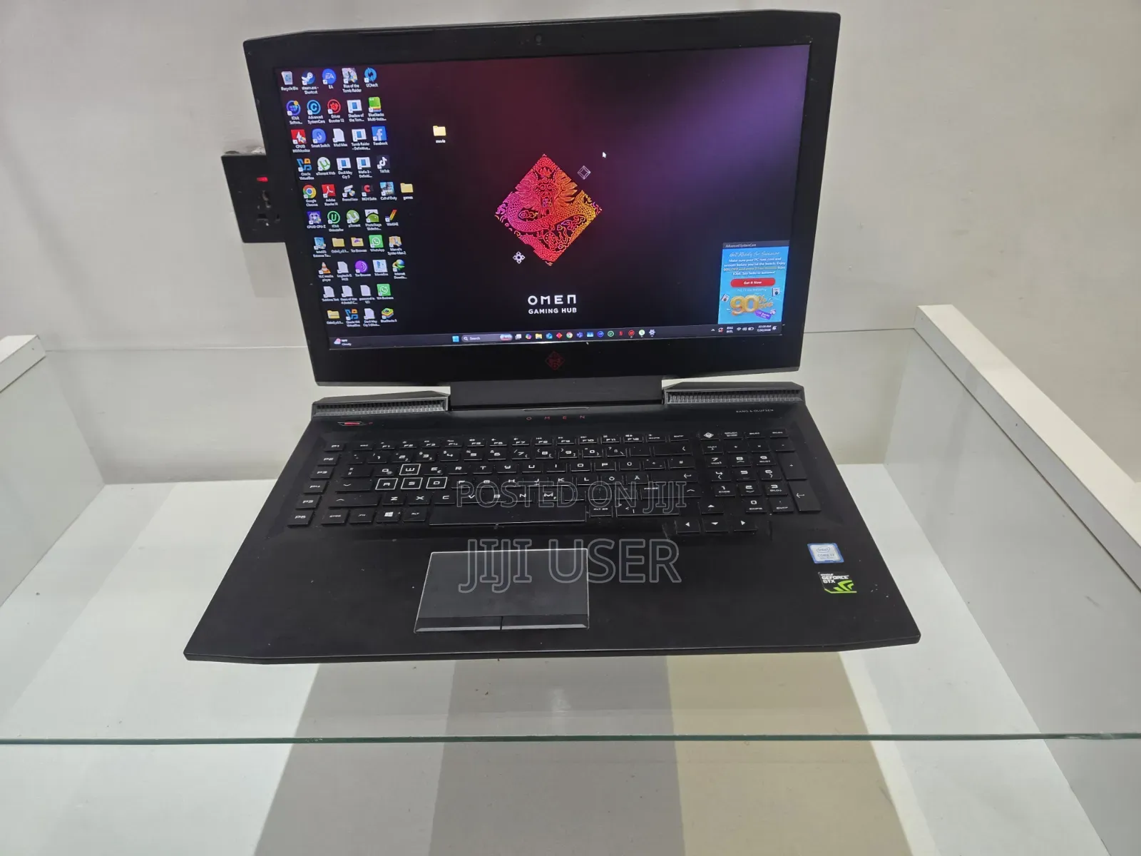 Laptop HP Omen 17 16GB Intel Core i7 SSD 128GB