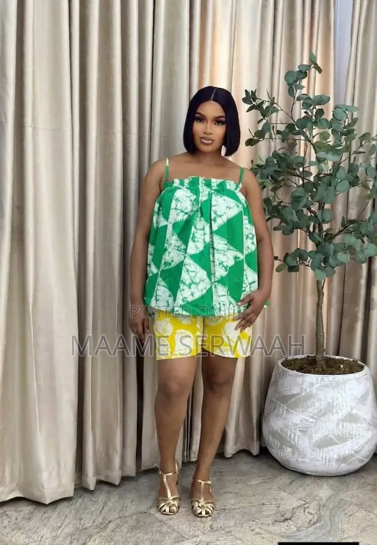 Ankara Top and Shorts