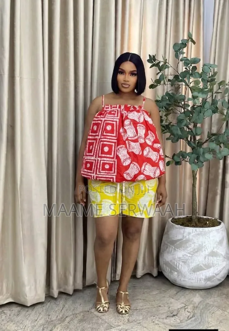 Ankara Top and Shorts