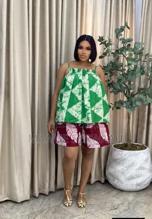 Ankara Top and Shorts