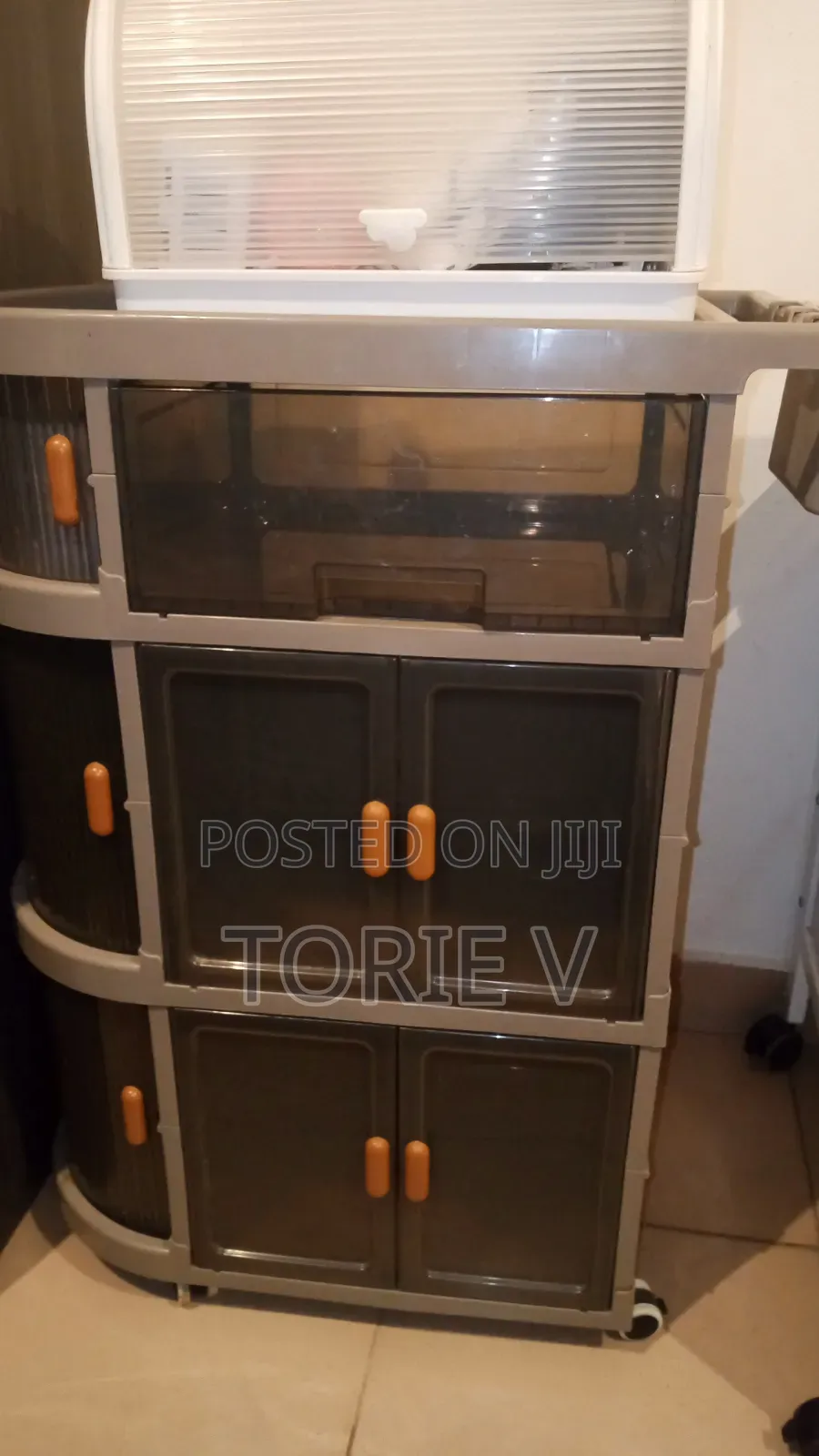 Neatly Used Plastic Storage Cabinet – Excellent Condition
