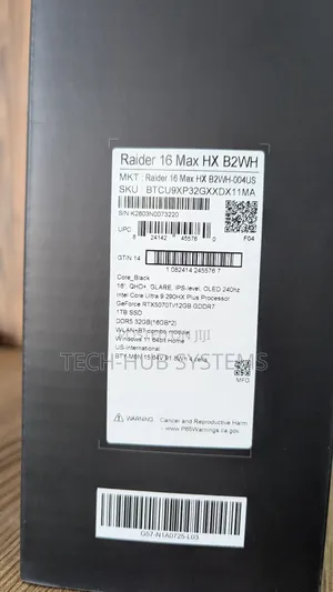 New Laptop MSI 32GB Intel Core Ultra 9 SSD 1T