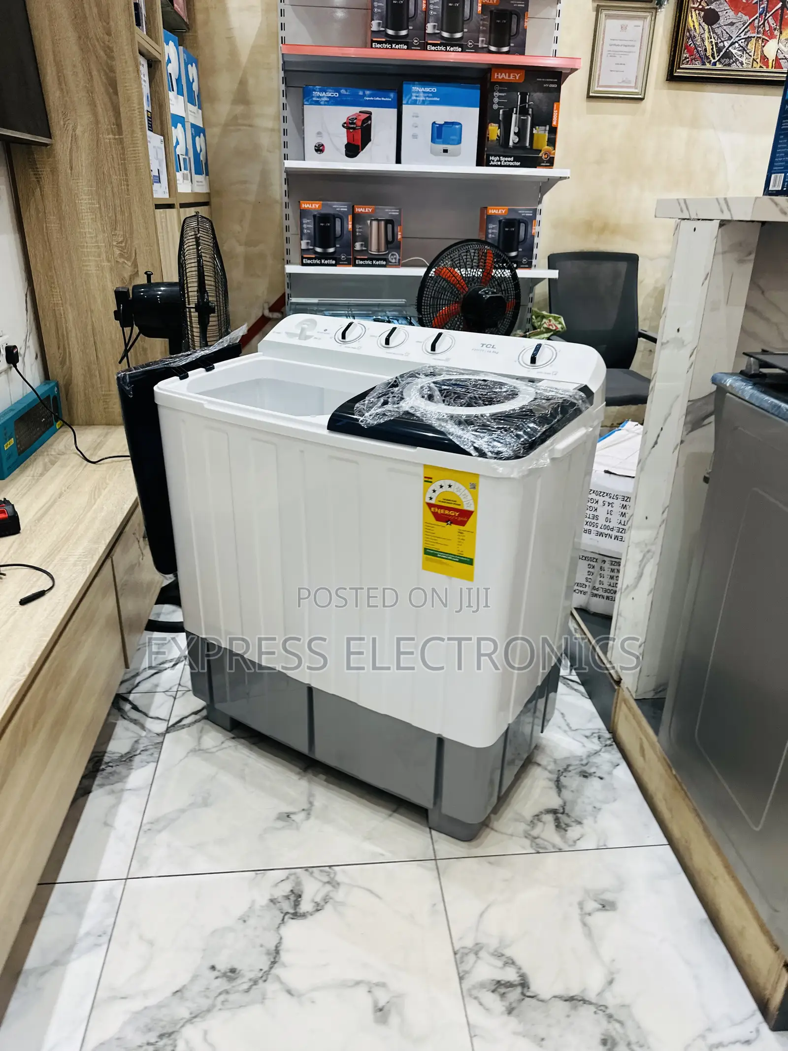 Limited Stock TCL 10.5kg Topload Twintub TCL White