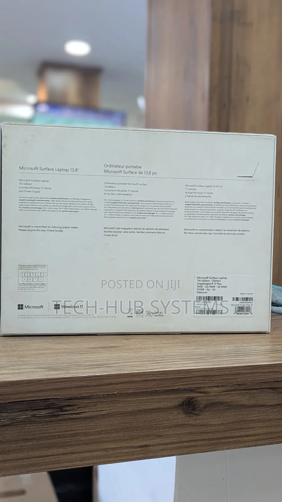 New Microsoft Surface Laptop 16GB Qualcomm Snapdragon X Plus SSD 512GB