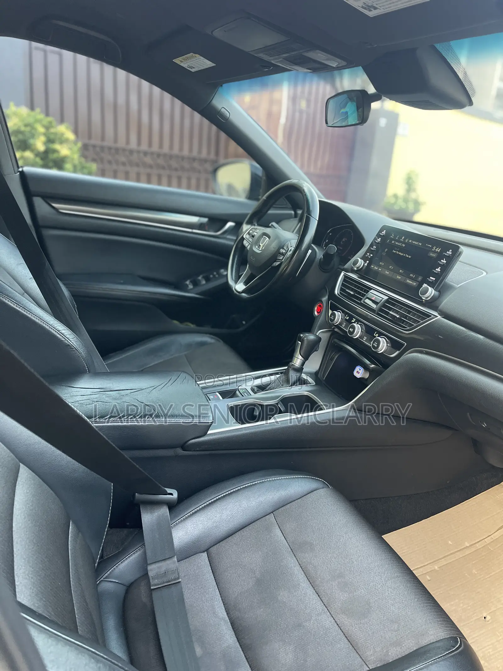 Honda Accord Sport (1.5L 4cyl Turbo CVT) 2019 Black
