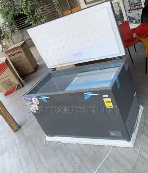 Perfect Grey Singledoor Nasco 380Ltrs Chest Freezer SKU: NAS-420