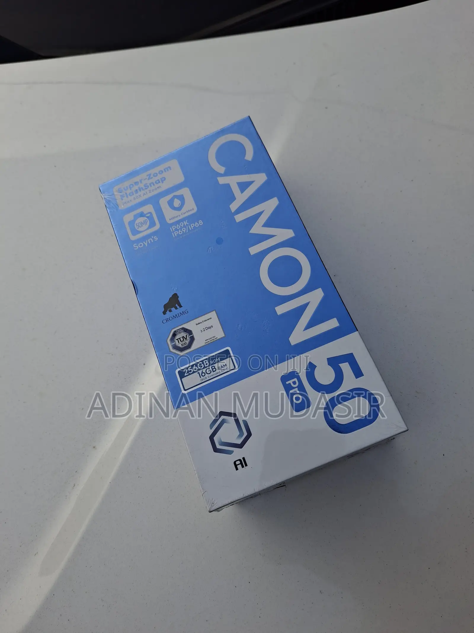 New Tecno Camon 50 Pro 256 GB Black