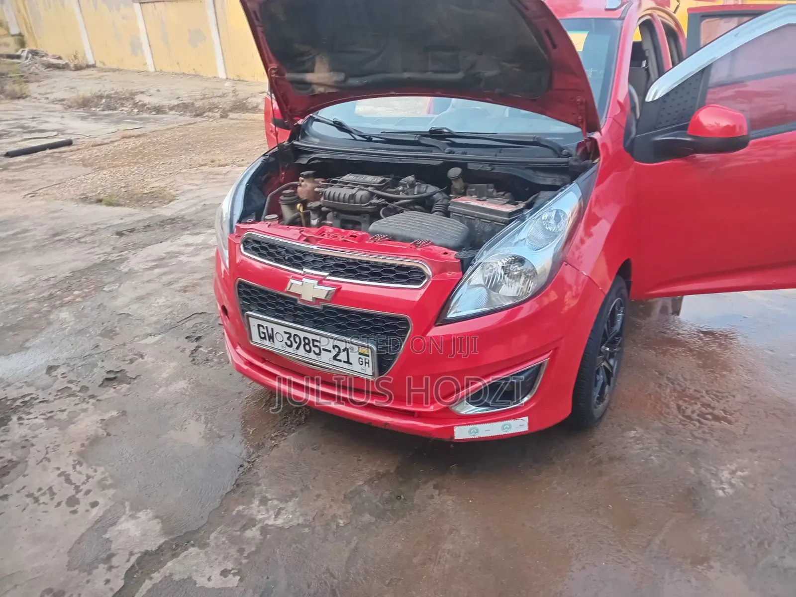 Chevrolet Spark 2012 Red