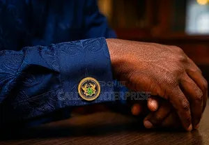 Premium Ghana Coat of Arms Cufflinks – Luxury Men's Accessories