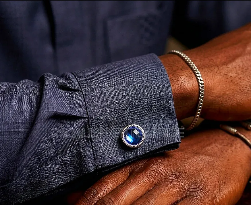 Luxury Crystal Cufflinks for Men | Wedding | Business