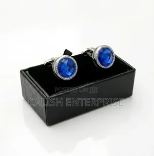 Luxury Crystal Cufflinks for Men | Wedding | Business