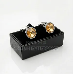 Luxury Crystal Cufflinks for Men | Wedding | Business