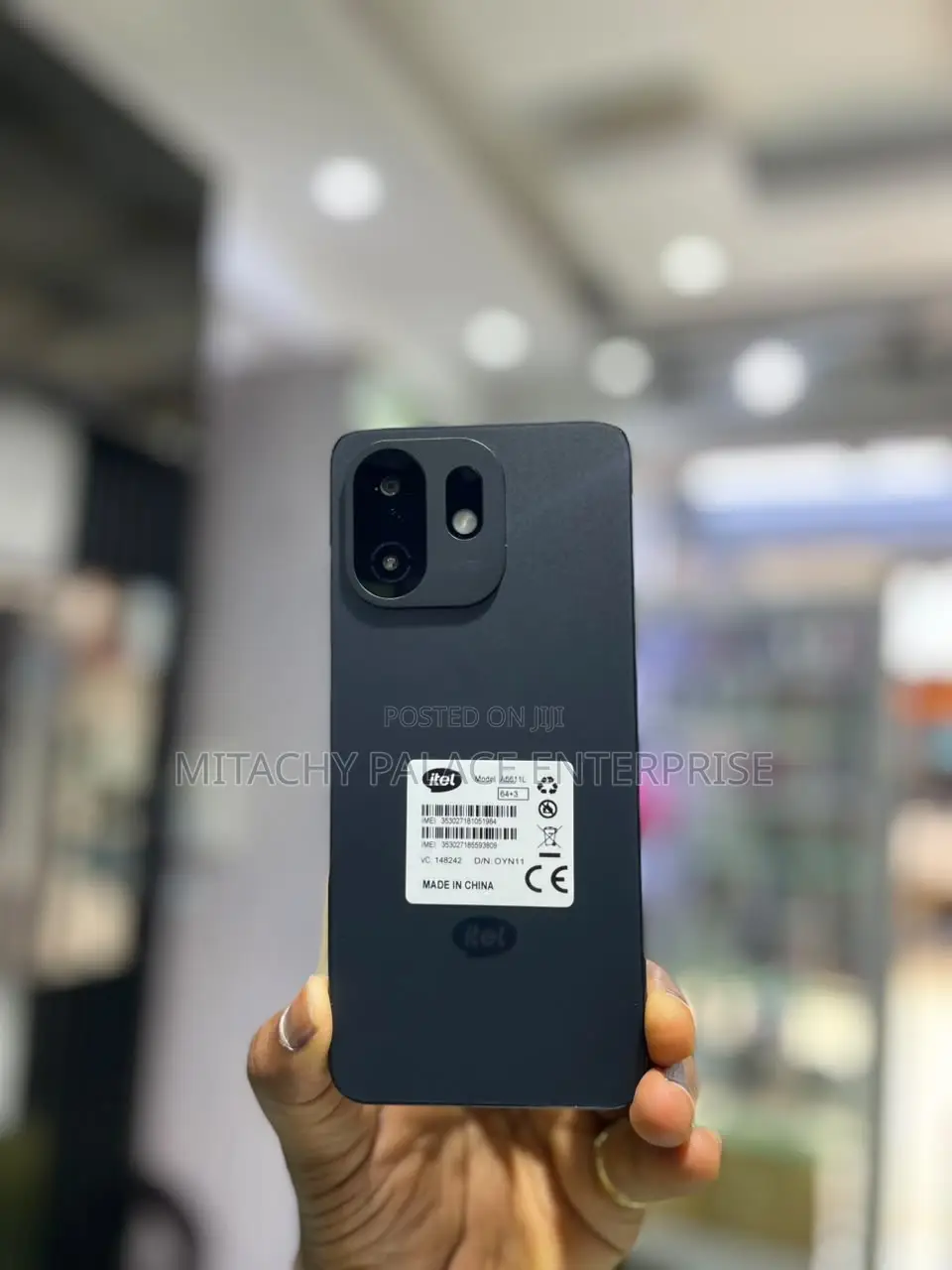 New Itel A100C 64 GB Black