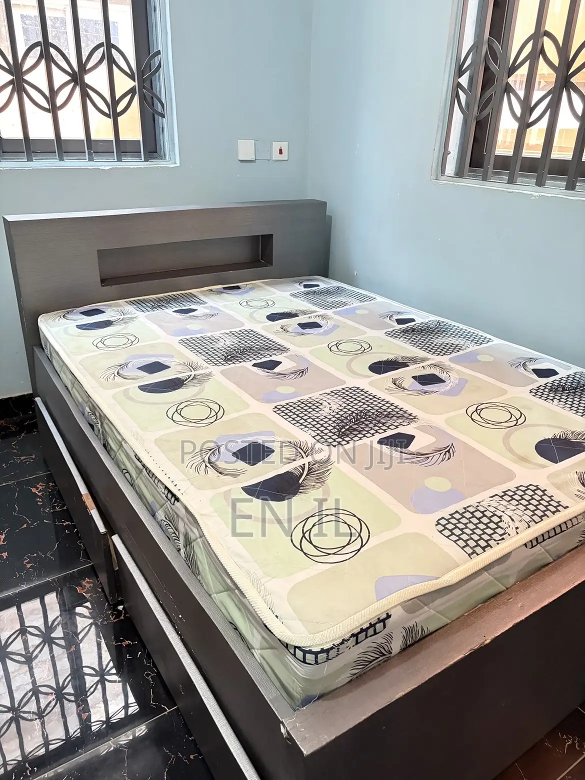 Bed, Mattress and Wordrobe Available