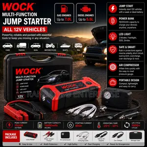 WOCK Portable 12V Jump Starter Emergency Kit