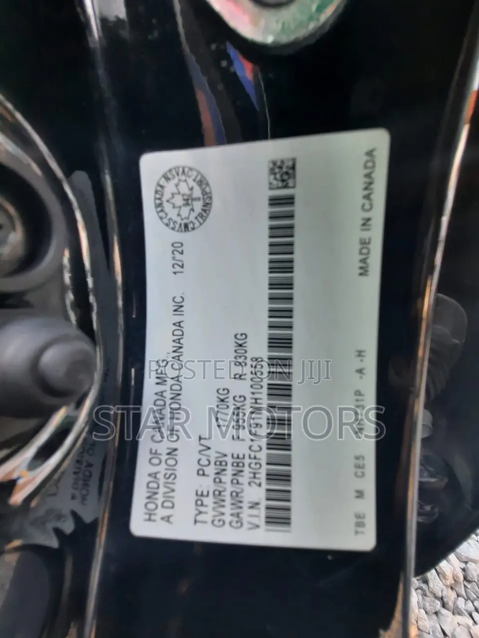 Honda Civic Touring 2021 Black