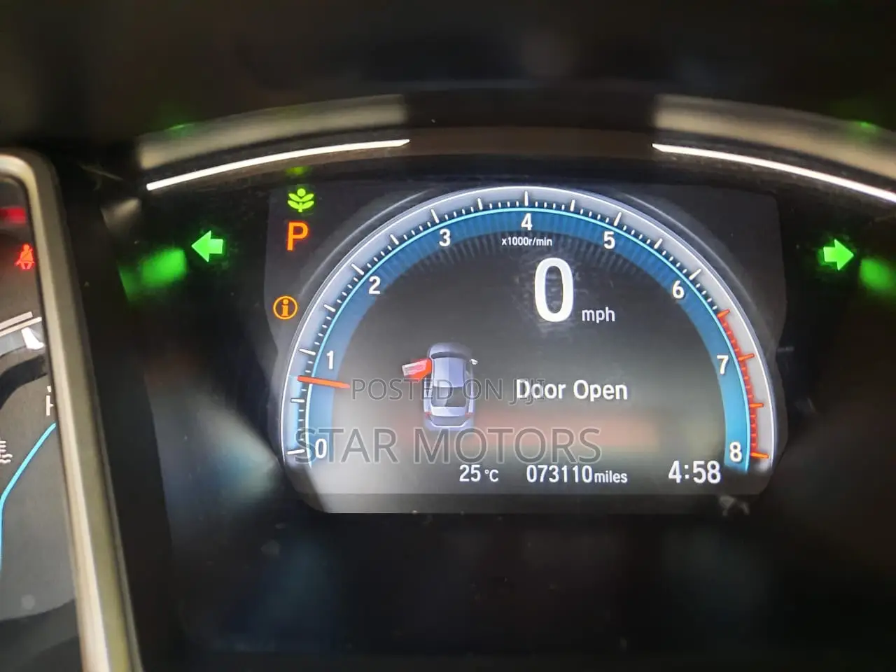 Honda Civic Touring 2021 Black