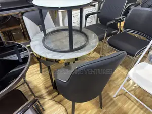 Modern 2-Seater Dining Set – Elegant Marble Finish
