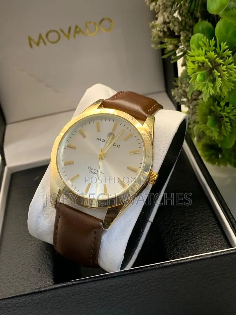 Movado Leather Watch