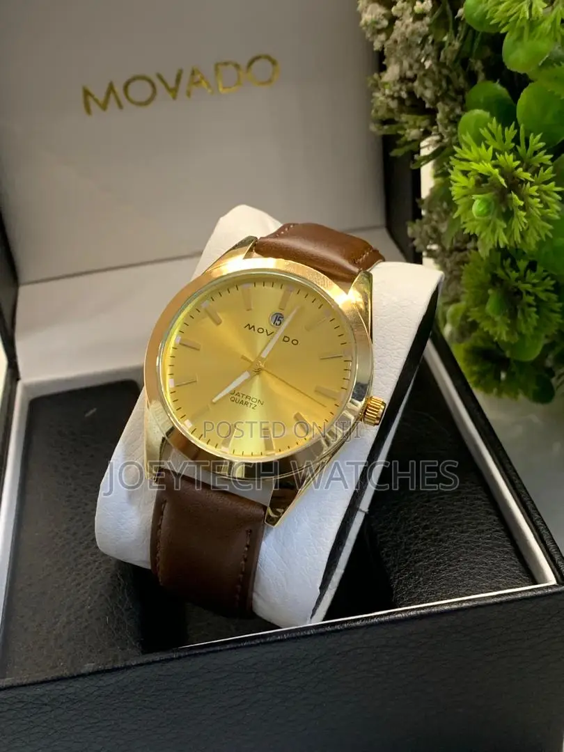 Movado Leather Watch