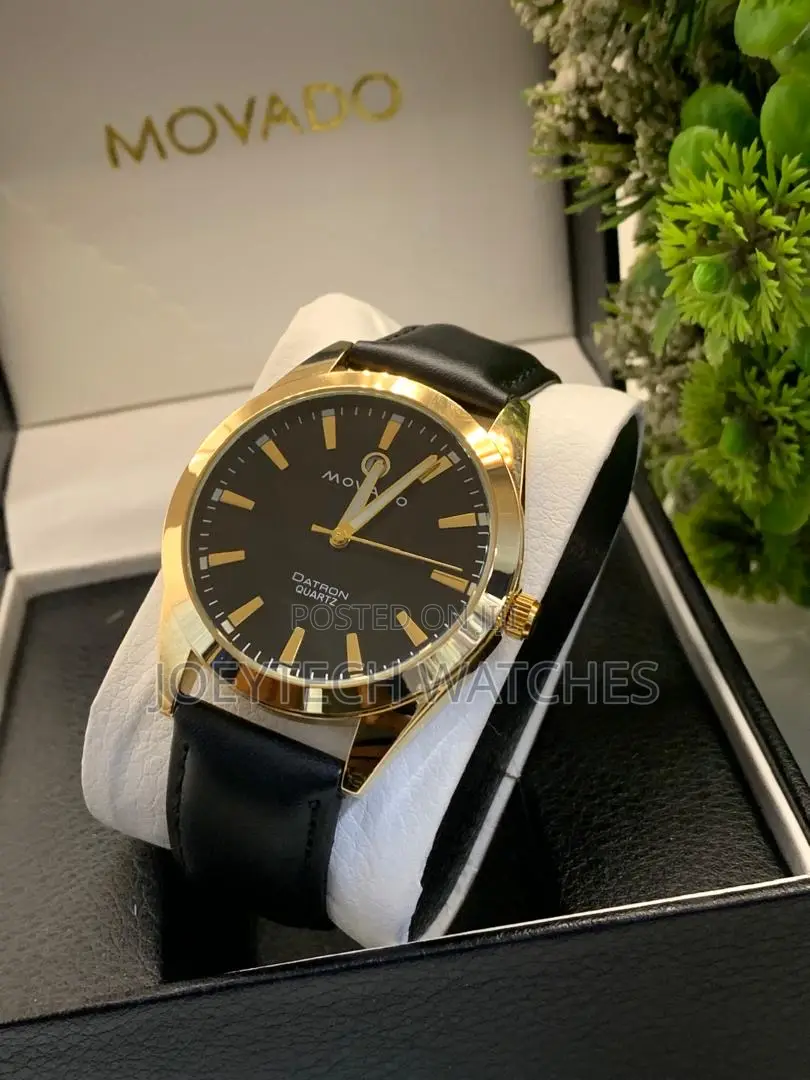 Movado Leather Watch